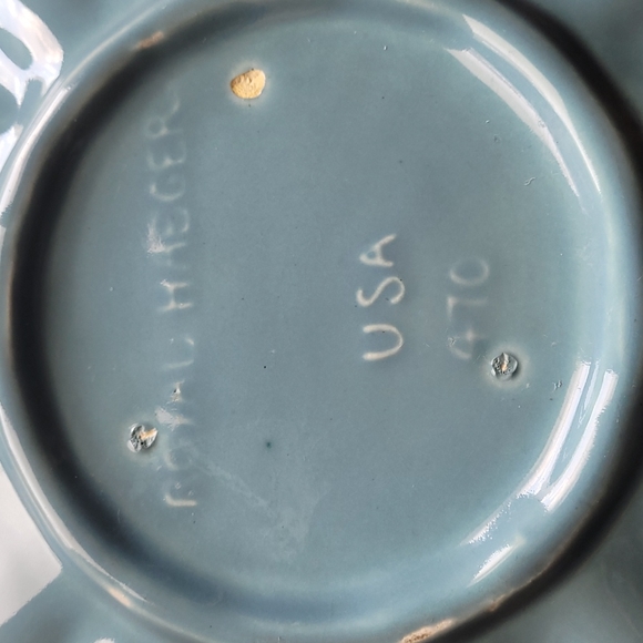 Vintage Royal Haeger "Sunflower" 470 Serving Bowl - Picture 6 of 11